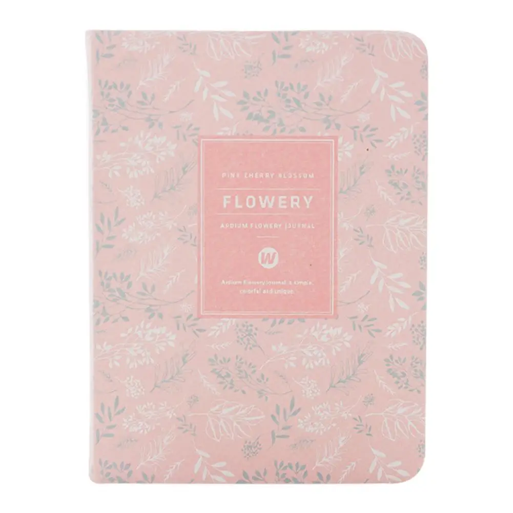 Милый цветочный ежедневник, ежедневник, еженедельник, блокнот, цветочный школьный журнал, офисные канцелярские принадлежности - Цвет: Pink