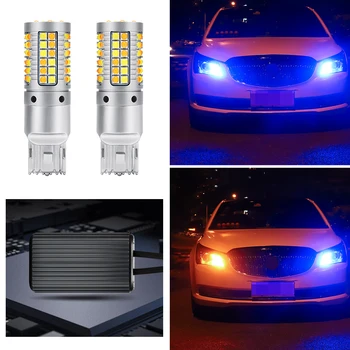 

2pcs T20 7440 W21W WY21W LED Light Canbus Daytime Running Lights Turn Signals DRL Light Auto For Subaru Forester Outback 2010