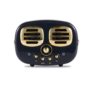 

Retro Bluetooth Speaker Enhanced Bass Wireless Bluetooth Speaker with TF Card Slot Home Beach New Arrival