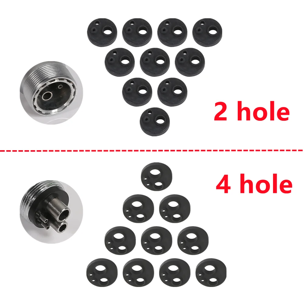 5100pcs Dental Handpiece Gasket 4 Hole 2hole Silicone Material Gaskets