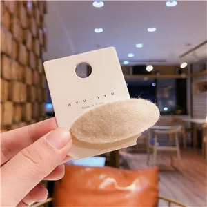 Beige oval Твердая войлочная ткань, детские заколки для волос, модные заколки для волос BB, заколки для девочек, детские боковые заколки для волос аксессуары - Цвет: Beige oval
