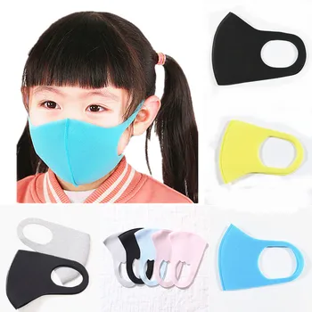 

1PC/4PCS Child Face Mask Anti Dustproof Smoke Pollution Mask with Earloop Washable Mask Mouth Cover Mask