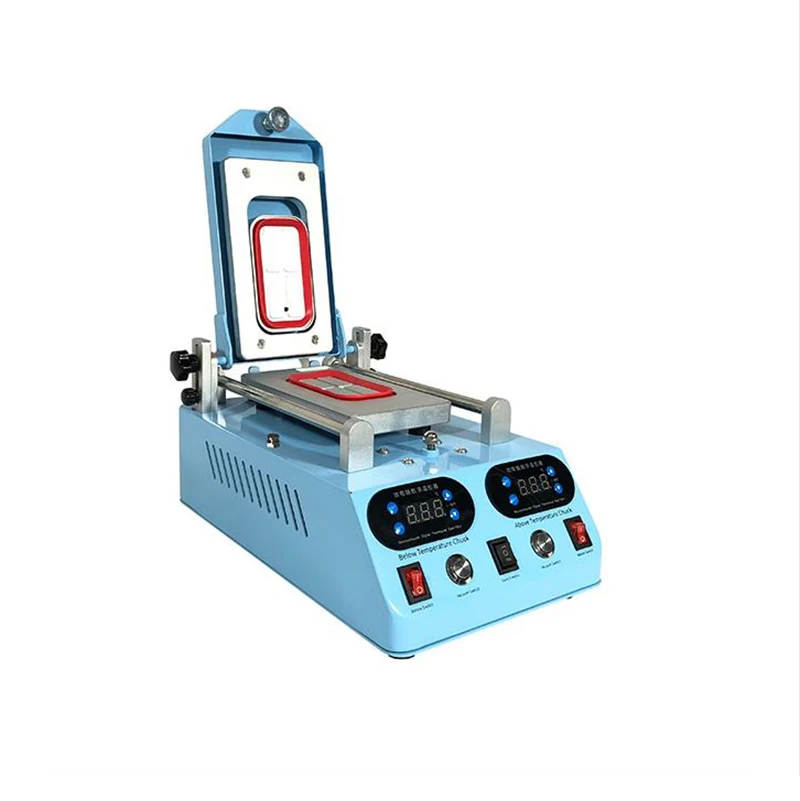 Separator Machine TBK 268  Automatic LCD Screen Frame Bezel Heating For Flat Curved Screen Glass Middle Frame Separate machine small uv curing box for iphone 14 14promax 13pro max 13mini front glass flat and curved lcd screen repair