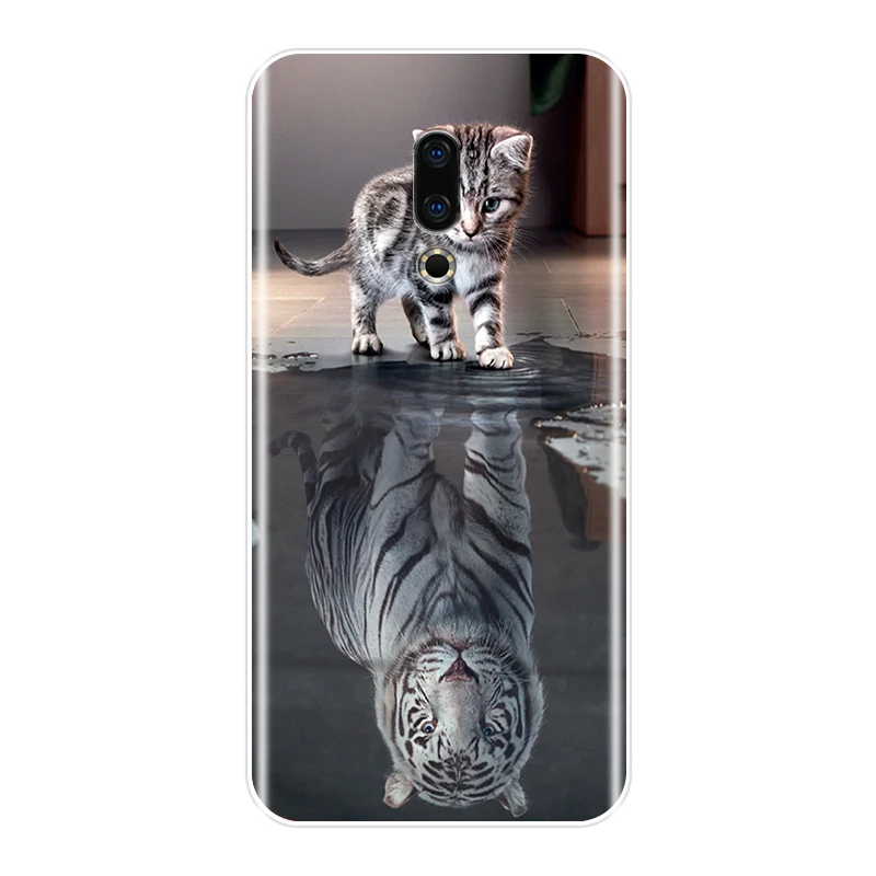 Phone Case For Meizu 16th 16x 15 Lite 16 Plus Soft Silicone TPU Fashion Cute Animals Back Cover For Meizu Pro 6 7 Plus U10 U20 meizu phone case with stones black