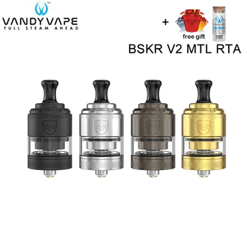 

Original Vandy Vape BSKR V2 MTL RTA 3ml Rebuildable Tank Atomizer for E Cigs Mod Box vandyvape Berserker V2 MTL RTA