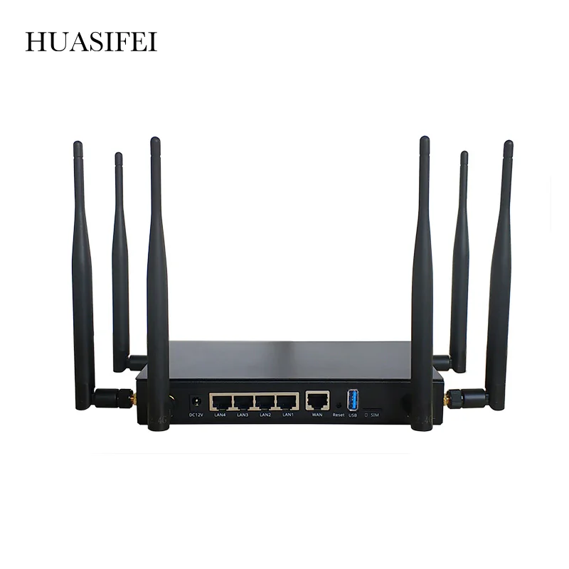 HUASIFEI Industrial QCA IPQ4019 + QCA9886 2100M 4G гигабитный трехдиапазонный Wi-Fi роутер слот для