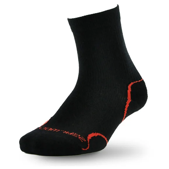 Носки из мериносовой шерсти, ZEALWOOD Athletic cushit Crew hiking& походные носки, 1/3 пар - Цвет: 1 pair Black