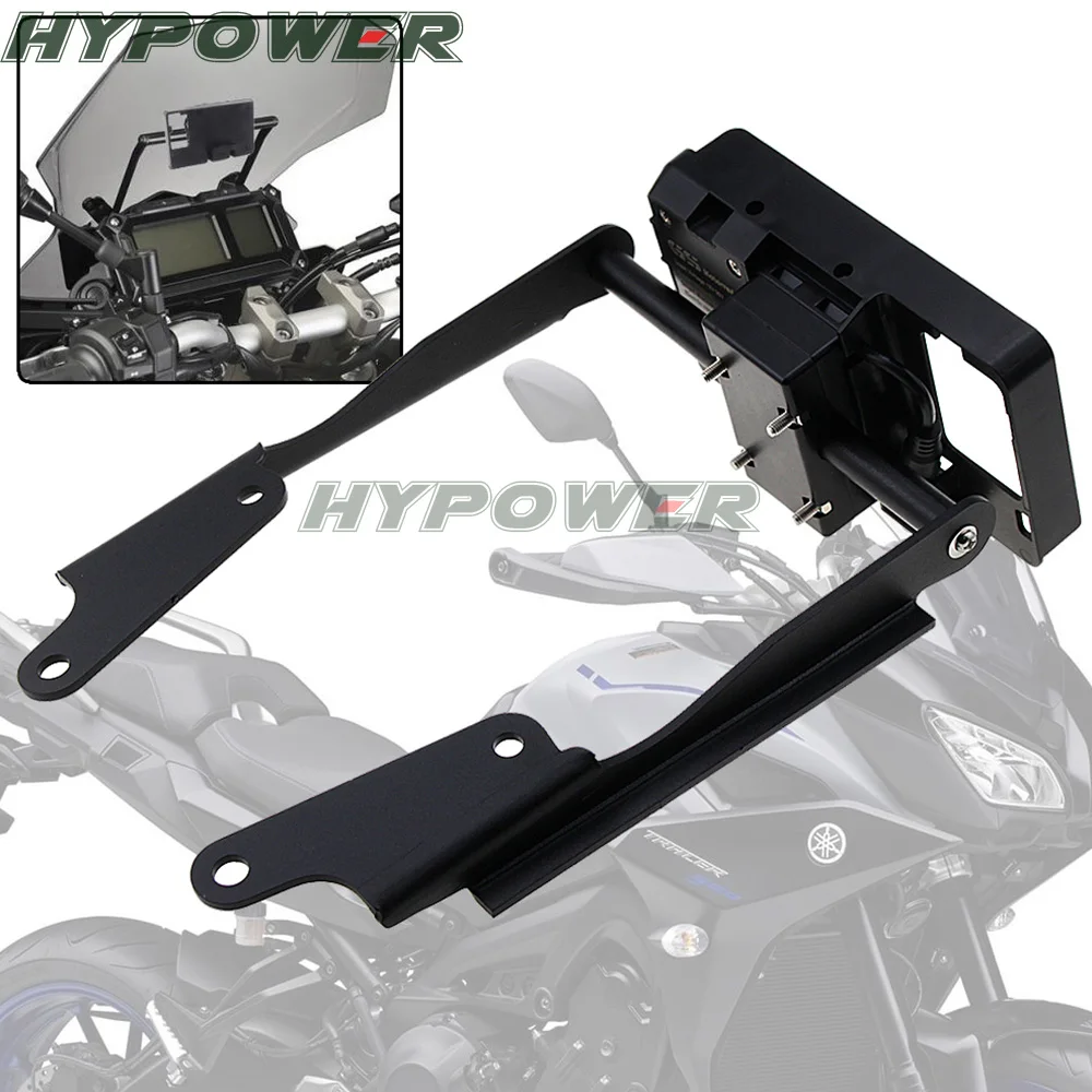 

Motorcycle GPS Phone Stand Bracket Holder Navigation Plate For Yamaha MT 09 MT09 Tracer 900 2016 2017