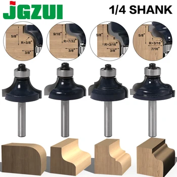 

1PC 1/4" Shank Ogee Edging wood router bit Straight end mill trimmer cleaning flush trim corne