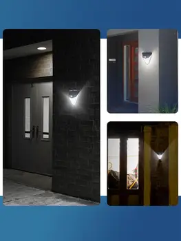 

Waterproof Garden Street Light With 3 Sides Lighting 146LEDs Solar Garden Light PIR Motion Sensor Wall Light For Outdoor Wall