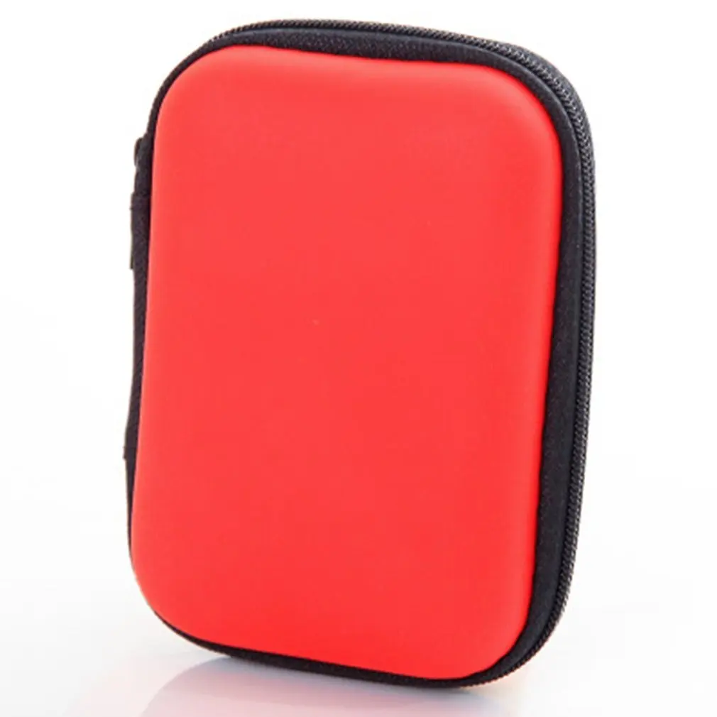 

Square Carrying Case Cellphone Earphone Headset Earbuds Pouch Storage Bags EVA Case Bluetooth Earphone Headphone Storage Box