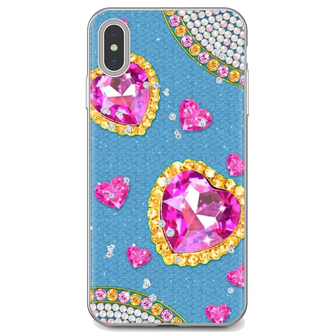 For Meizu M6 M5 M6S M5S M2 M3 M3S NOTE MX6 M6t 6 5 Pro Plus U20 Silicone Phone Case Sequins heart shape Color meizu phone case with stones Cases For Meizu