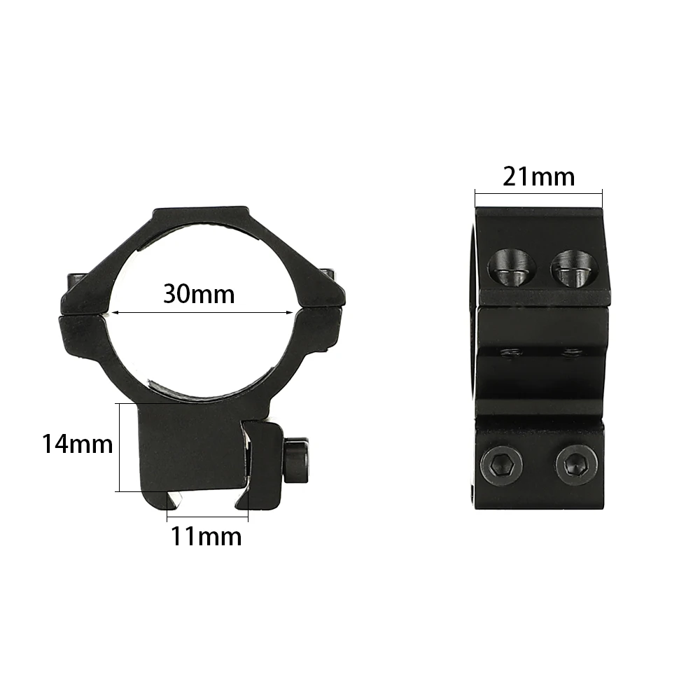 30 мм, 2 шт., пневмокольца со средним профилем, с фиксатор, 11 мм, ласточкин хвост, прицел, крепление, кольца, охотничьи Тактические аксессуары