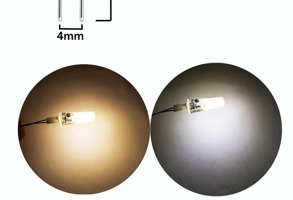 Светодиодный светильник G4 AC 220V 12V DC 1,5 W 2W 3W 4W COB с регулируемой яркостью, Теплый Холодный белый, замена галогенной лампы, люстра Bombillas