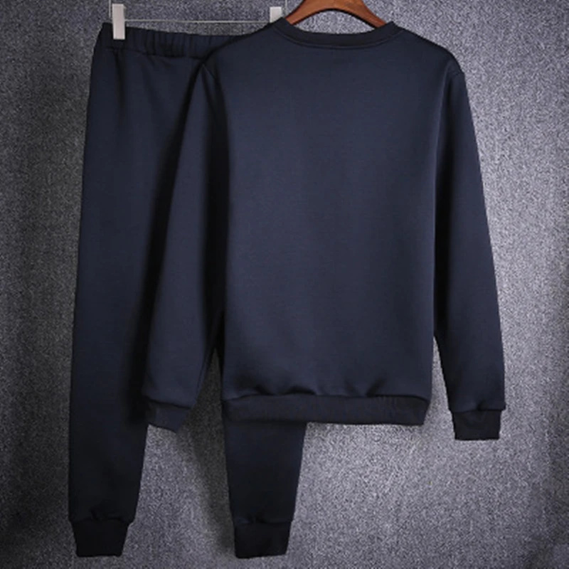 Deals 2019 spring new hooded sweater suit men's casual suit outdoor sports suit men's color matching sportswear