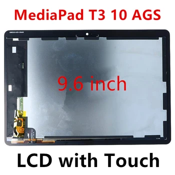 

T3 9.6" Screen for huawei mediapad t3 10 lcd display with Touch Screen Digitizer Assembly AGS-L03 AGS-L09 AGS-W09,Black White