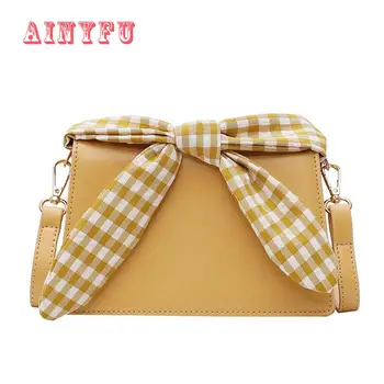

2019 Women Handbags Fashion Women Messenger Bags Small Square Pack Shoulder Bag Crossbody Bag Clutch Women Bow Handbags B358