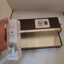 Ручная БОПП пленка термоусадочная упаковочная машина коробка духов упаковочная машина для сигарет