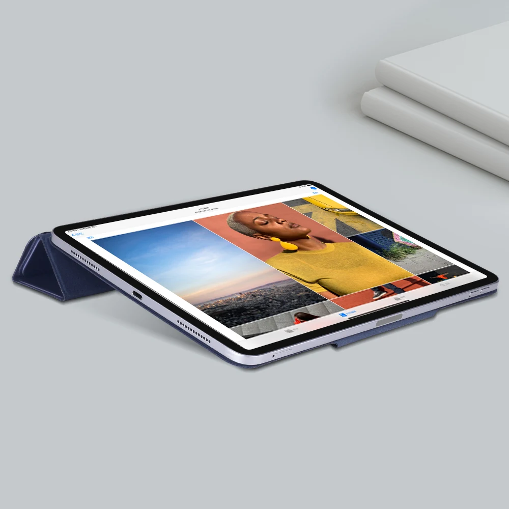 Умный Магнитный чехол для iPad Pro 12, противоударный чехол из искусственной кожи с карандашом, откидной Чехол-подставка для iPad Pro 12,9 11