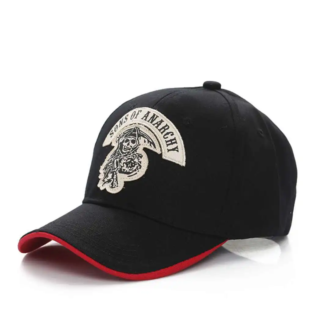 Бейсбольная кепка SOA Sons of Anarchy, Кепка с вышивкой, повседневная бейсболка шапка, модная Высококачественная Спортивная Кепка для гонок и мотоцикла