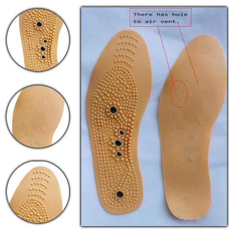 Магнитные массажные стельки для обуви удобные силиконовые защита от усталости