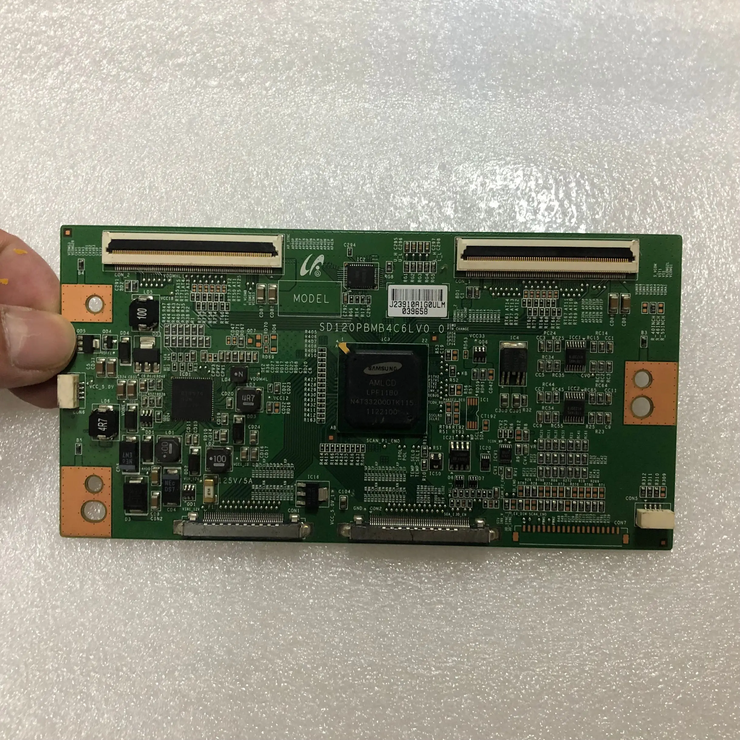 46 дюймов оригинальный 100% тест SD120PBMB4C6LV0.0 работа LTA460HQ12 логическая плата|ЖК-экраны и