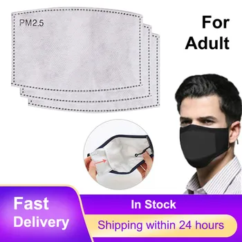 

4/10 Pcs Anti-fog And Dust-proof Square PM2.5 Mask Filter Five-layer Filtration For Adults