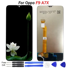 6.3 inch A7X F9 LCD for OPPO A7X LCD display touch panel screen digiziter sensor assembly for OPPO F9 display replace parts 19 inch lq150x1lw7u lcd screen display panel