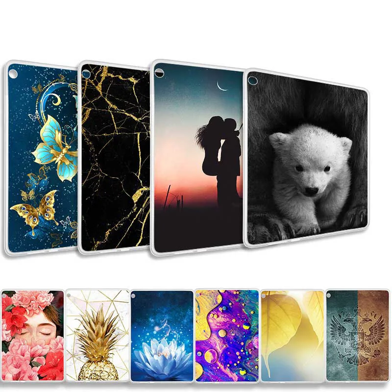 

Tablet Case For Lenovo M10 HD Gen 2 10.1in Cover Painted Cute Cartoon Funda M10 HD Gen 2 Flower Animal Shockproof Tablet Coque
