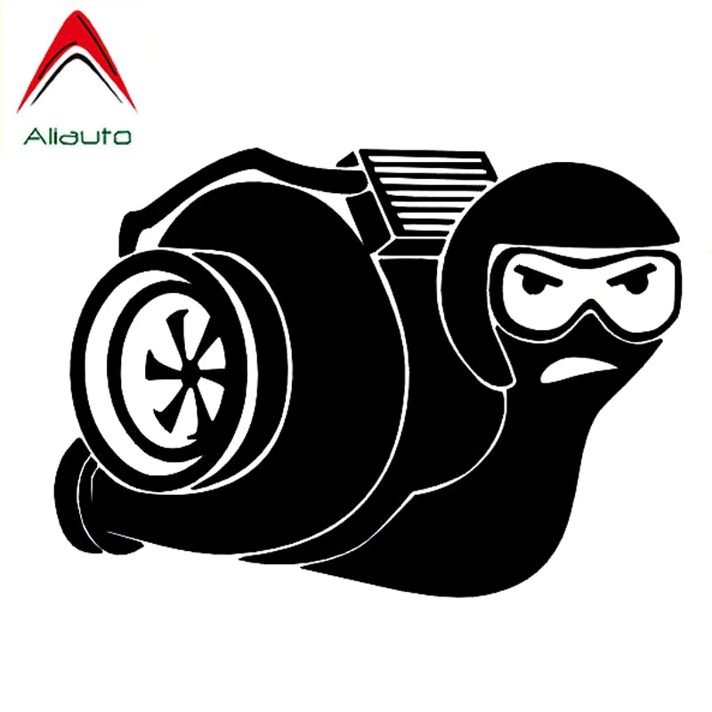 Aliauto креативные автомобильные стикеры турбо Улитка интеркулер модные виниловые