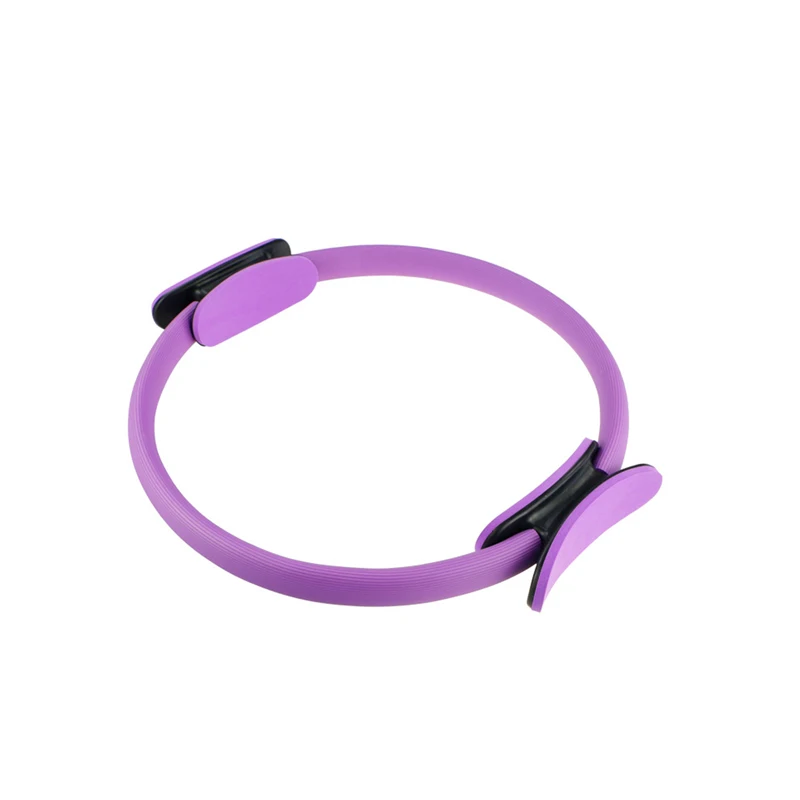 Purple Кольцо для йоги, пилатеса, высокое качество, комфортное, спортивное, тренировочное, женское, фитнес, аксессуар, кинетическое сопротивление, Пилатес, круг - Color: Purple