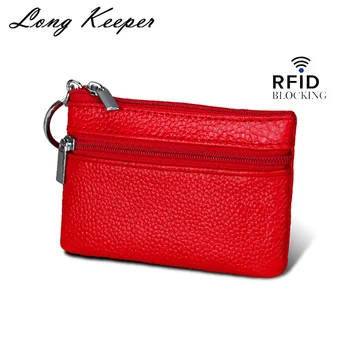 

Long Keeper Designer Brand Fashion Split Cow Leather Women Wallets Mini Purse Lady Small Wallet Coin Pocket Dollar Wallets