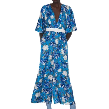 

Summer jumpsuit casual womens clothing 2019 printing rompers womens jumpsuit wide leg jumpsuit