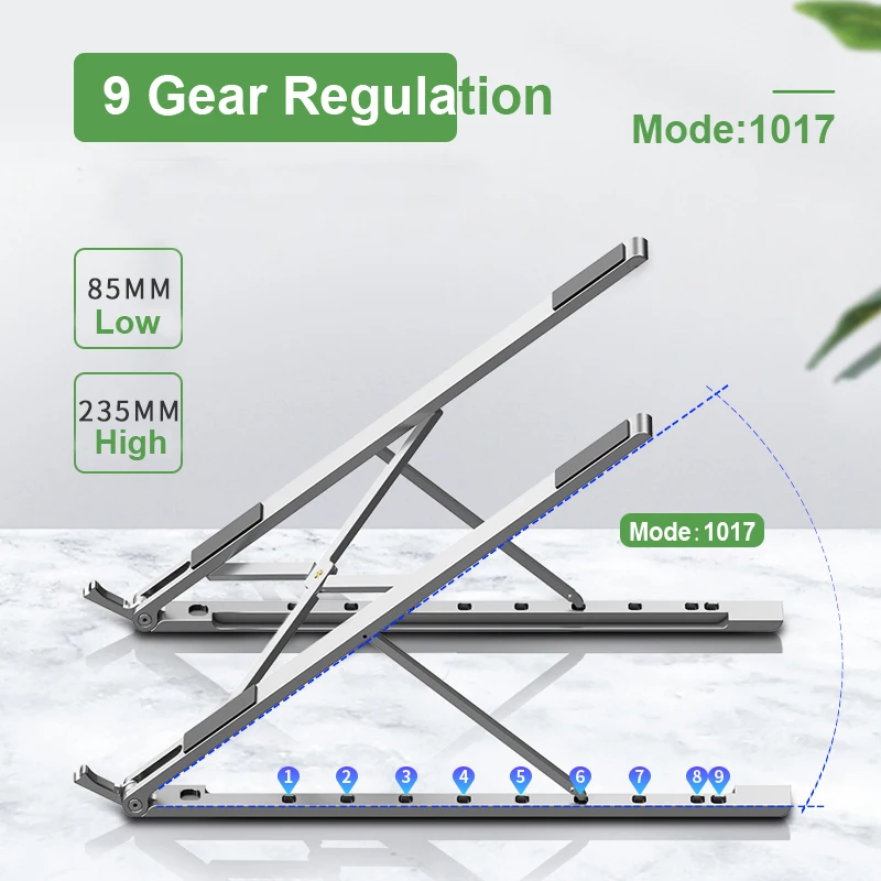 Portable Laptop Stand For Macbook Pro Air X Style Adjustable Foldable Aluminum Desktop Notebook Hol