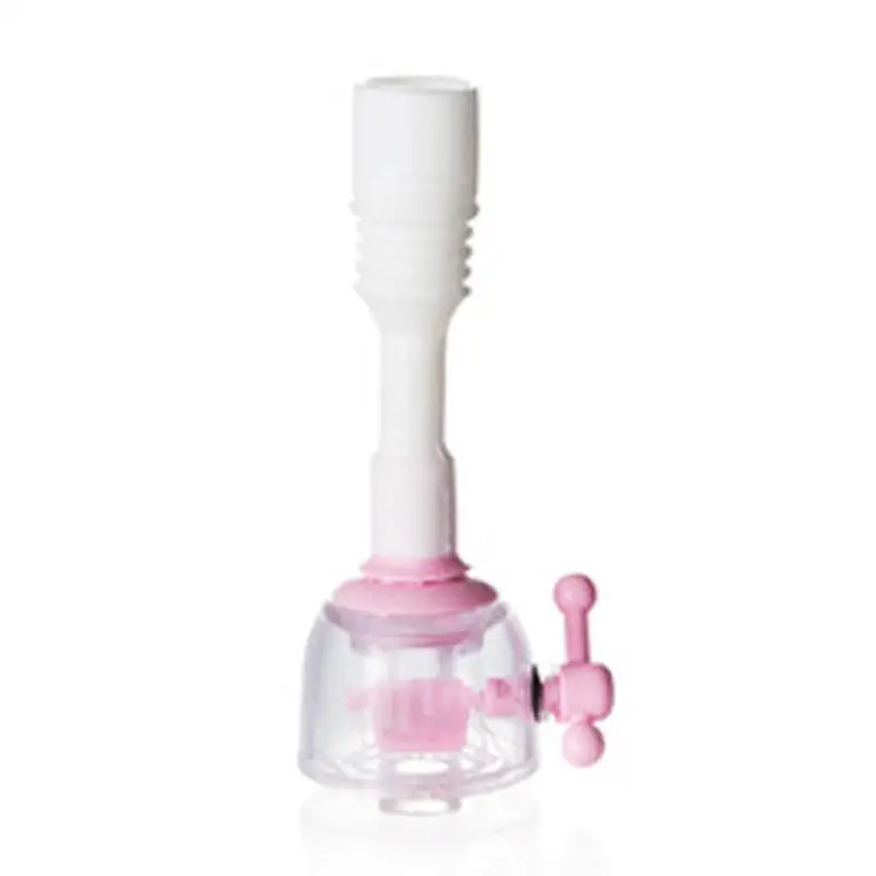 Short Pink Поворотный кран для экономии воды Bubbler насадка фильтр Разъем диффузор - Цвет: Short Pink
