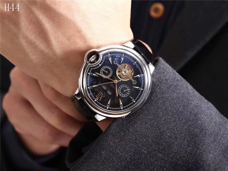 Reloj Hombre,, Топ бренд, мужские механические часы, автоматические часы с турбийоном и скелетом, мужские часы с календарем, мужские часы, Прямая поставка - Цвет: 3