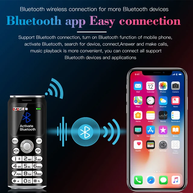 Mini téléphone portable double SIM K8/X8, Mini format, écran de 1.0 pouces – Image 5