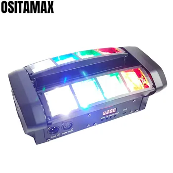

LED Beam Moving Head Spider Light 8x4w RGBW Mini DJ Lighting Equipment Brightness Strobe Sound Disco Spider Moving Heads Beam