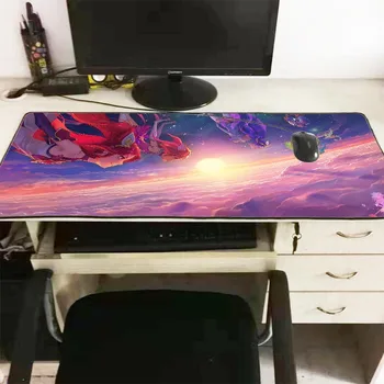 

XGZ League of Legends Girl Gaming Large Locking Edge Mousepad Desk Mat Computer Game Mouse Pad Gamer Play Mats For CSGO DOTA XXL