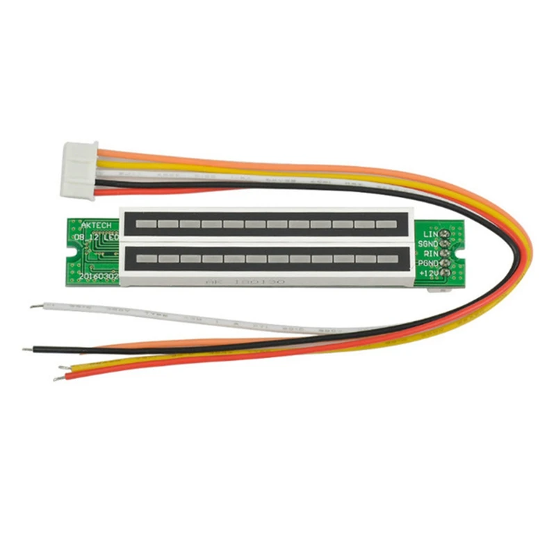 Мини двойной 12 уровень индикатор VU метр стерео усилитель доска регулируемый светильник скорость доска с режим АРУ Diy наборы