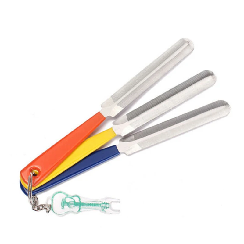 3pcs Guitar Nut Files Fret Slot Filing Luthier Repair Tool Kit For Stringed Instruments Guitar Accessory Guitar Part