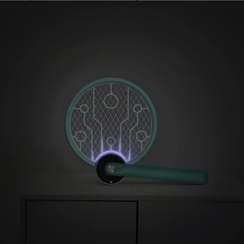 

Electric Mosquito Swatter Rechargeable Tennis Racket Fly Insect Racket Zapper Handheld Racket Insect Fly Bug Wasp