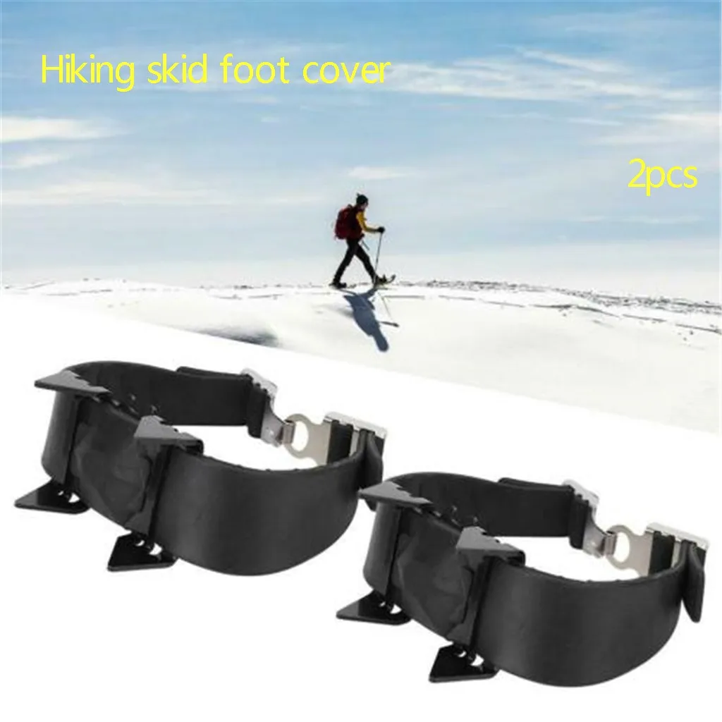 

Silica gel non-slip studs Outdoor 4 teeth simple non-slip shoe cover crampons hiking shoes for climbing