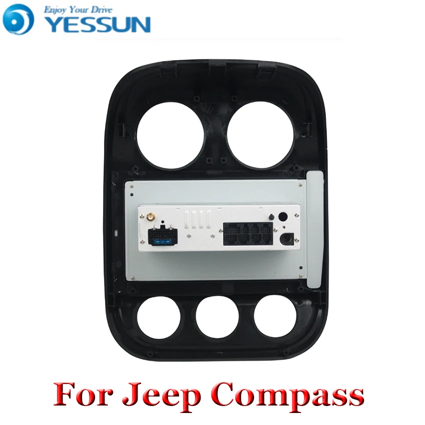 Sale Android 9 Car DVD Player GPS Navigation Multimedia For Jeep Compass Patriot Radio 2009-2016 car stereo wifi DSP 5