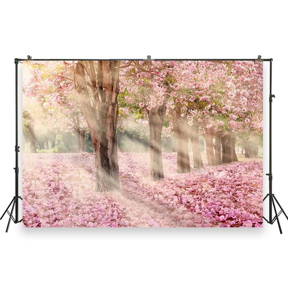 Фотофон HUAYI для фотосъемки новорожденных на день рождения фотообои весенний