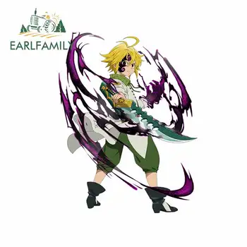 

EARLFAMILY 13cm X 10.1cm Car Decals for The Seven Deadly Sins Bumper Window Car Accessories Laptop Refrigerator Stickers