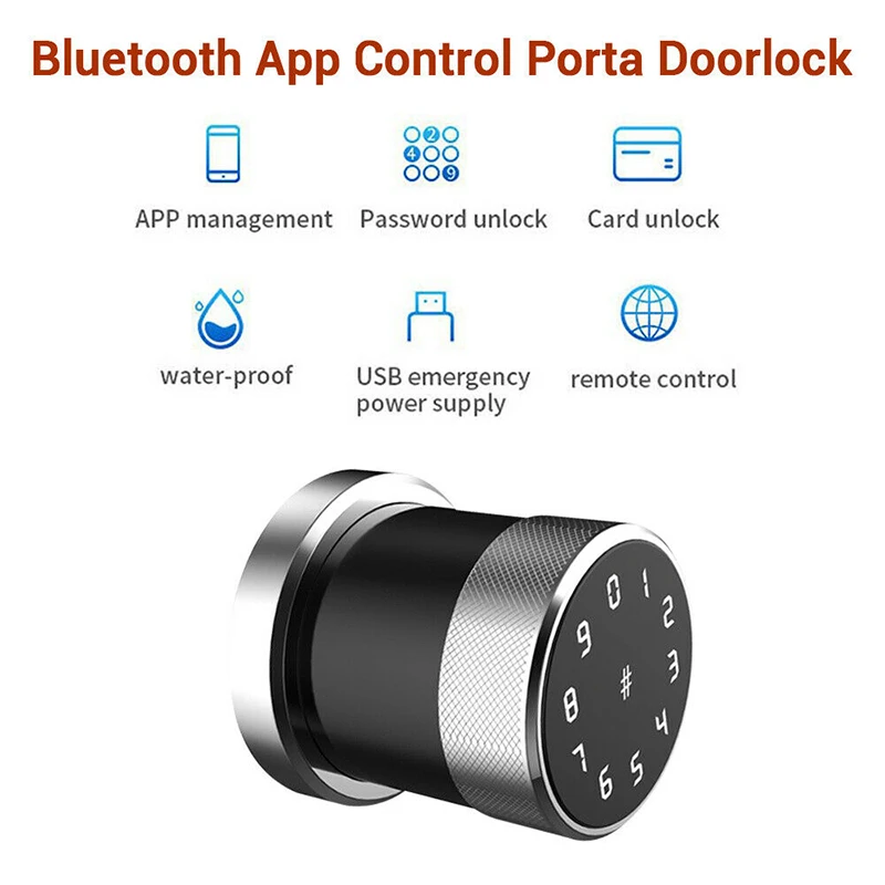 Горячая 3C-Bluetooth приложение дистанционное управление замок умный замок Porta дверной замок электронный замок без ключа беспроводной разблокированный цифровой замок