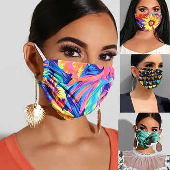 

Print Breathable Mouth sealed properly around Washable And Reusable Made of elastic nylon and spandex маска многоразовая 2020 #6