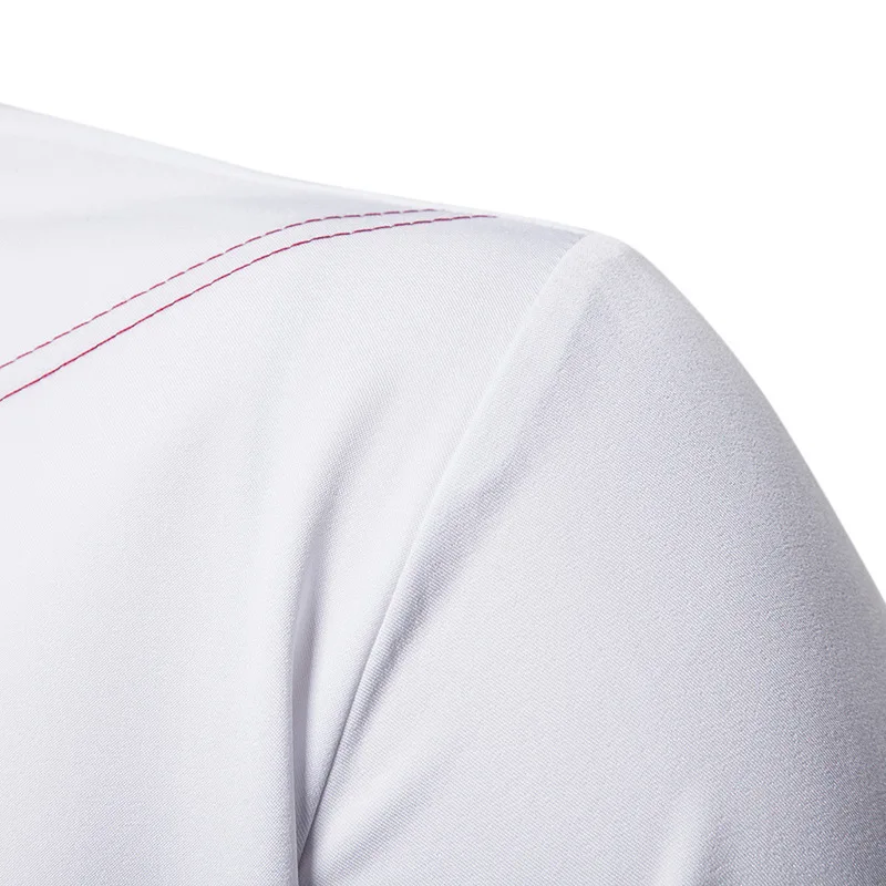 Мужская Повседневная рубашка Slim Fit Мужская Повседневная рубашка на пуговицах белая однотонная рубашка с длинными рукавами официальные сорочки мужская одежда