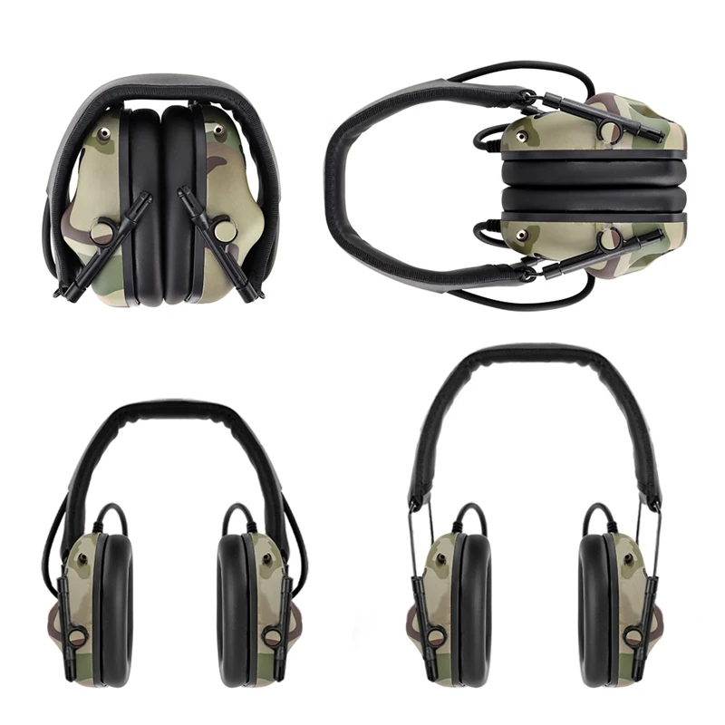 Tactical) Headphone Noise Cancellation Pickup Headset Hunting Shooting Game Accessories